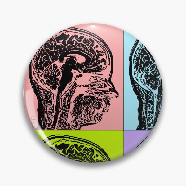Item preview, Brain MRI pastel designed and sold by Adira's Art.