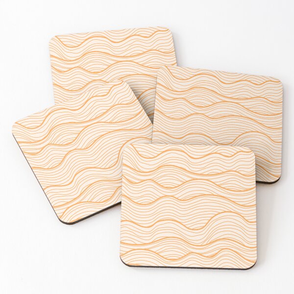Item preview, Calm waves of orange designed and sold by Sunwang.