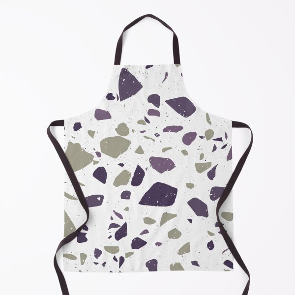 Item preview, White, Purple and Grey Terrazzo Tile Pattern designed and sold by thesnowwhyte.