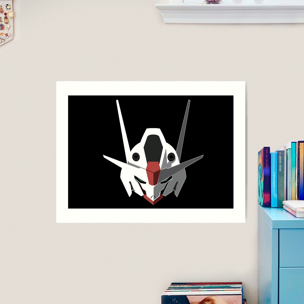 Gundam Aerial Art Print for Sale by orangeblitz