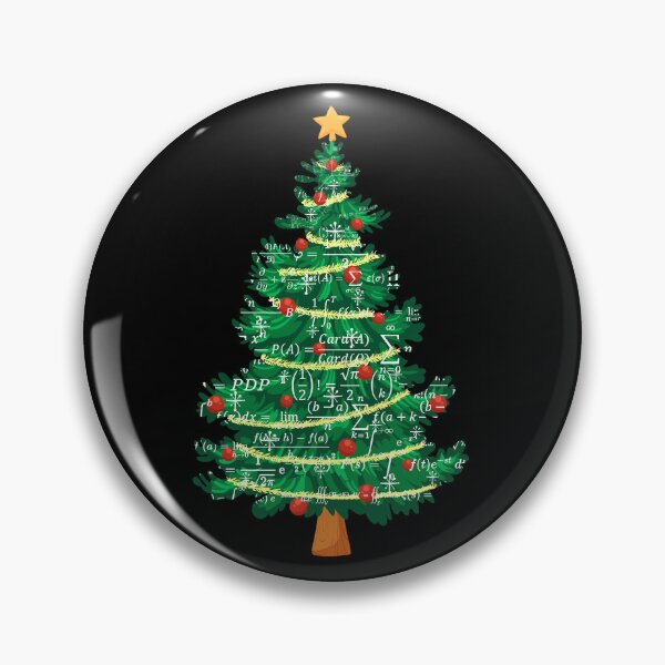 Item preview, Christmas tree with math vibes, for math and science lovers designed and sold by NoetherSym.