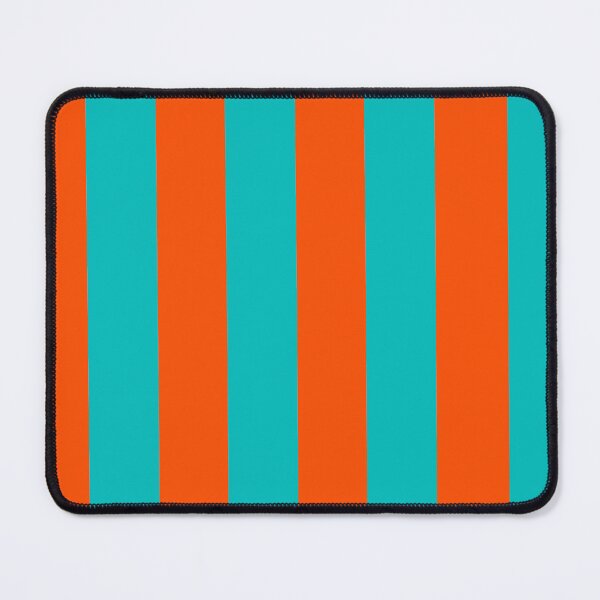 Item preview, On the line orange and aqua designed and sold by E-W-D.