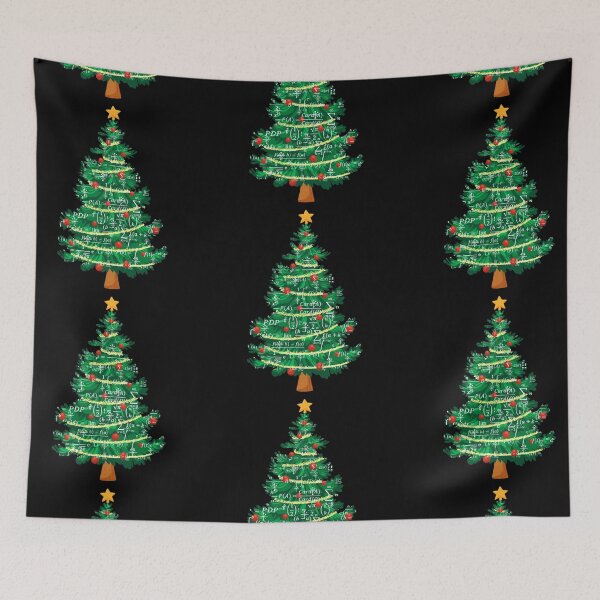 Item preview, Christmas tree with math vibes, for math and science lovers designed and sold by NoetherSym.