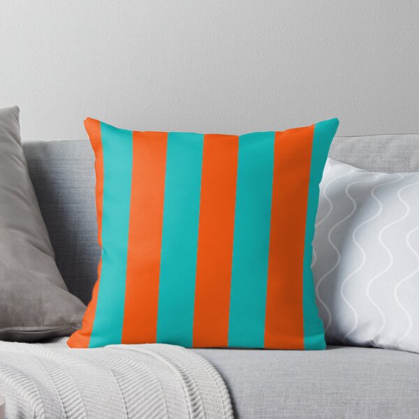 Item preview, On the line orange and aqua designed and sold by E-W-D.