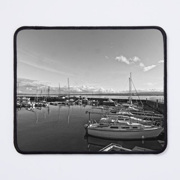 Item preview, Harbour at Avoch, Black Isle in monochrome designed and sold by Stephen Frost.
