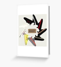 Yeezy Wheel Greeting Card