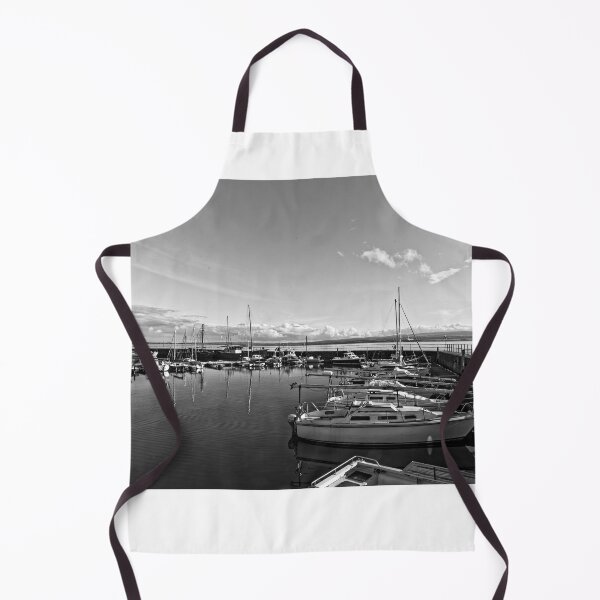 Item preview, Harbour at Avoch, Black Isle in monochrome designed and sold by Stephen Frost.