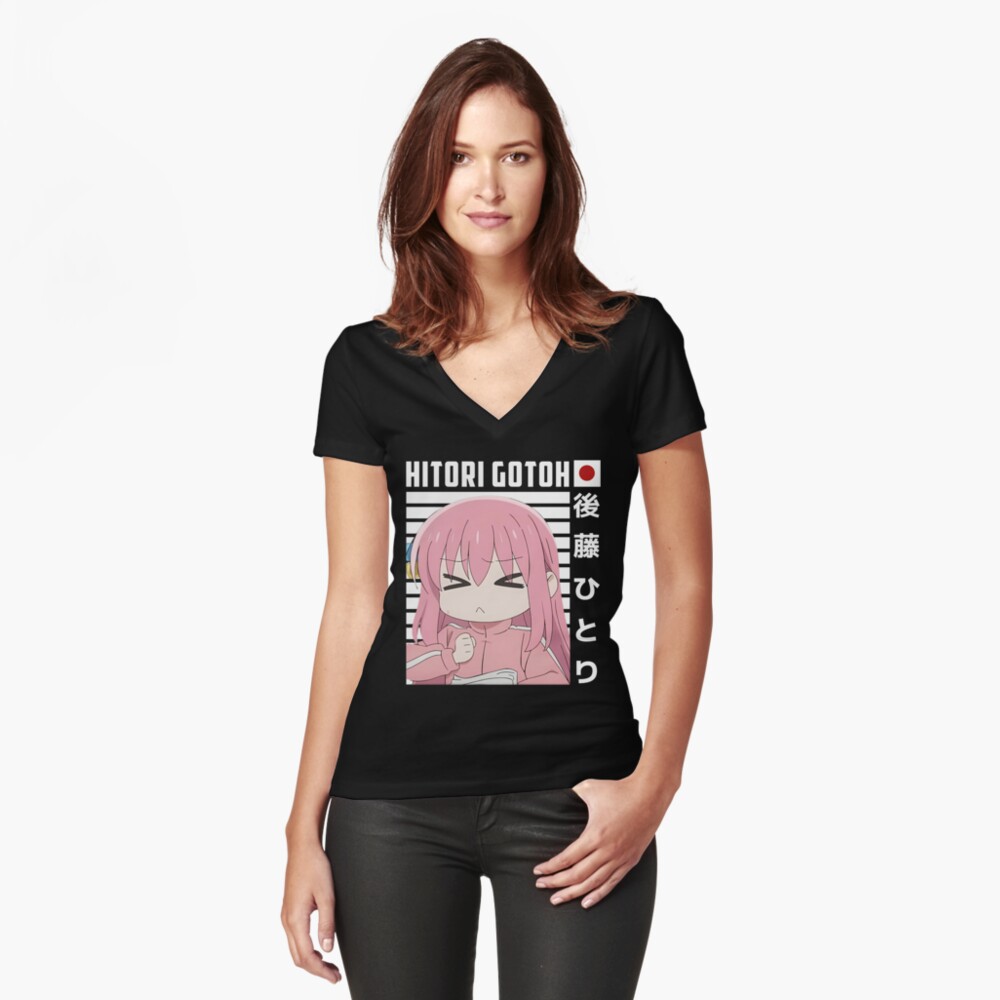 Item preview, T-shirt moulant col V designed and sold by Neelam789.