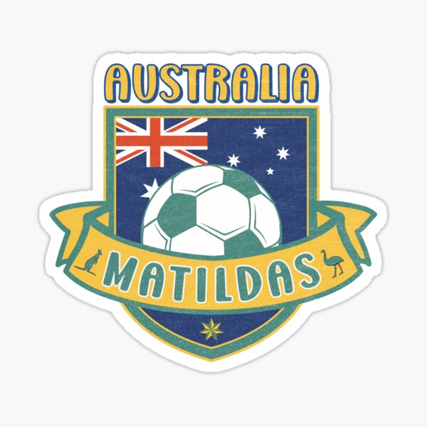 "Australian Womens Soccer Crest (Matildas)" Sticker for Sale by