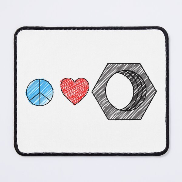 Item preview, Peace, Love, and a Giant Nut designed and sold by Robot Fight Club Apparel.
