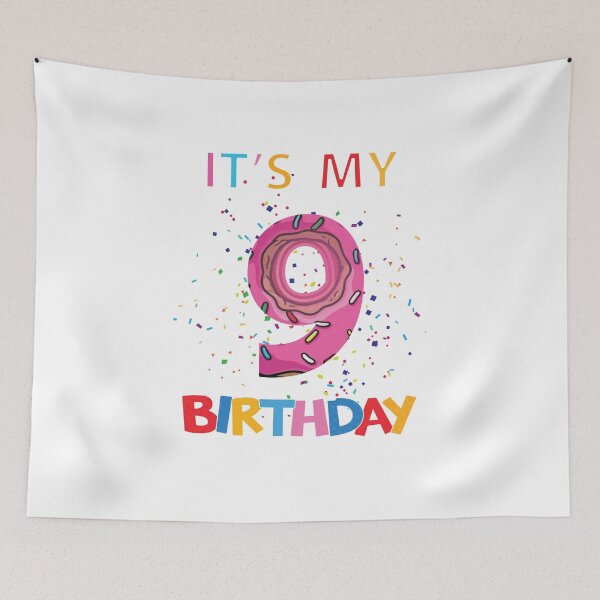 Item preview, It's My 9th Birthday Girl 9 Year Old Girl Birthday 9th Bday designed and sold by MiarCo.