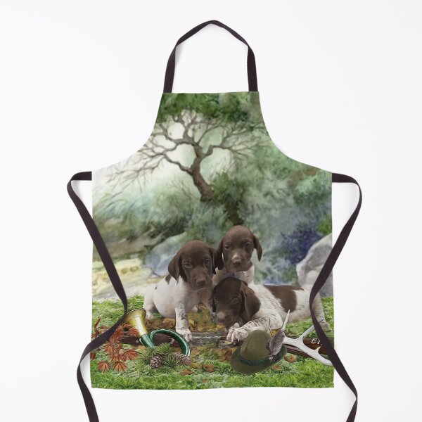 Item preview, German Shorthaired Pointer cute  puppies designed and sold by TammyHunterArt.