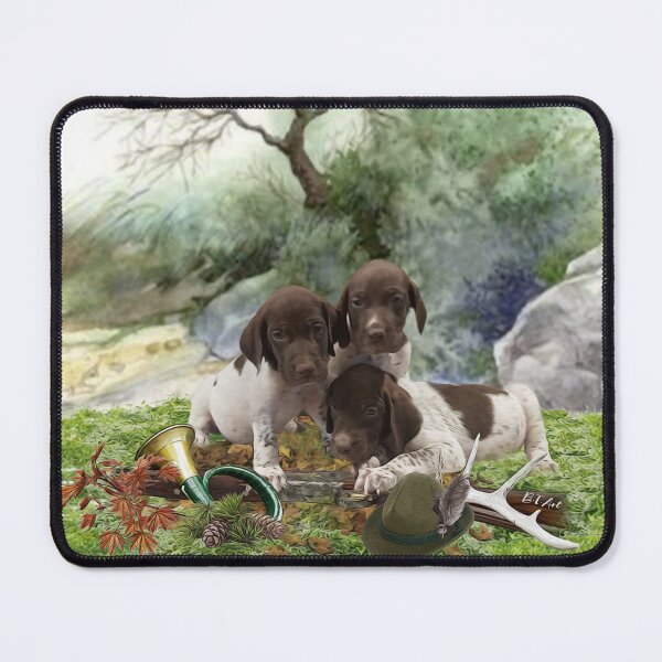 Item preview, German Shorthaired Pointer cute puppies designed and sold by TammyHunterArt.
