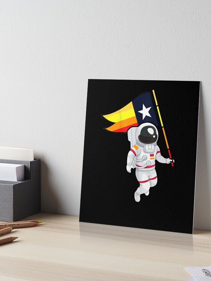 Houston Champ Texas Flag Astronaut Space City - Houston Space City Astronaut   Poster for Sale by NabShirts