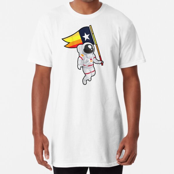 Houston Champ Texas Flag Astronaut Space City Essential T-Shirt for Sale  by NabShirts