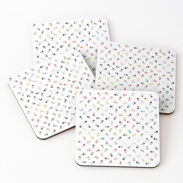 Item preview, Birdopolis Color Bird Pattern designed and sold by Pixel4Art.