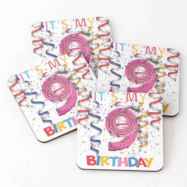 Item preview, It's My 9th Birthday Girl 9 Year Old Girl Birthday 9th B-day designed and sold by MiarCo.