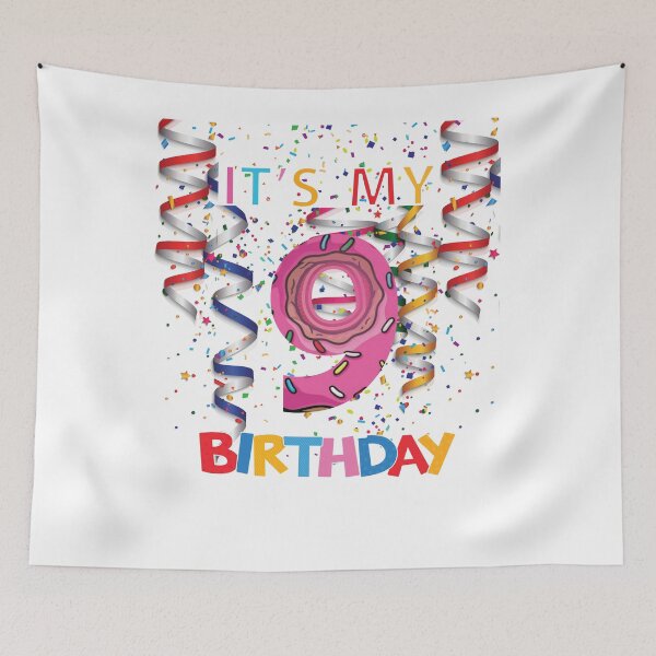 Item preview, It's My 9th Birthday Girl 9 Year Old Girl Birthday 9th B-day designed and sold by MiarCo.