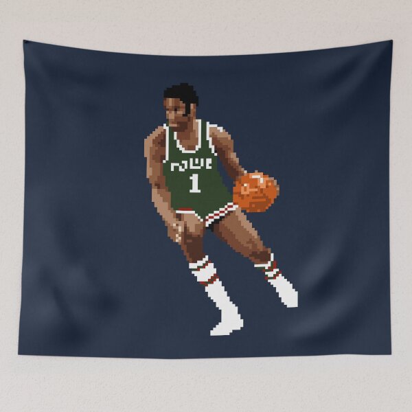 Item preview, Oscar Robertson pixel dribble Qiangy designed and sold by qiangdade.