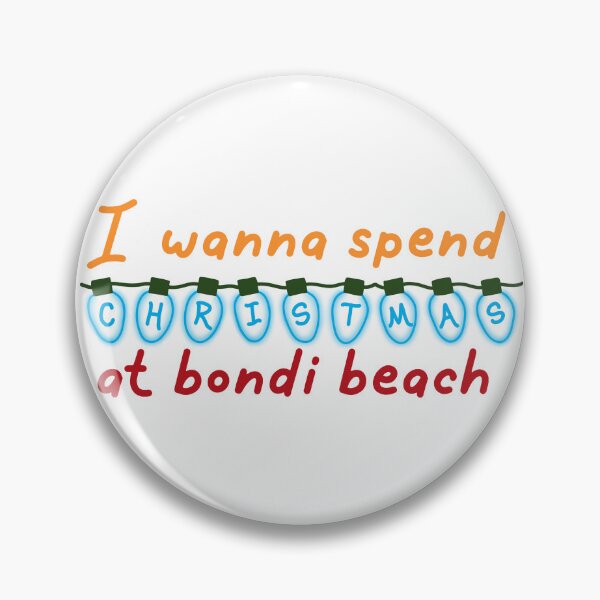 Item preview, I wanna spend Christmas at bondi beach designed and sold by Becky-Marie.