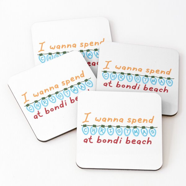 Item preview, I wanna spend Christmas at bondi beach designed and sold by Becky-Marie.