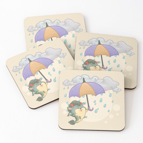 Item preview, Greeny Dragon Under the Umbrella designed and sold by Khotekmei.