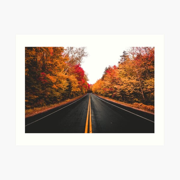 Fall Drives on the Kancamagus (Horizontal) Art Print