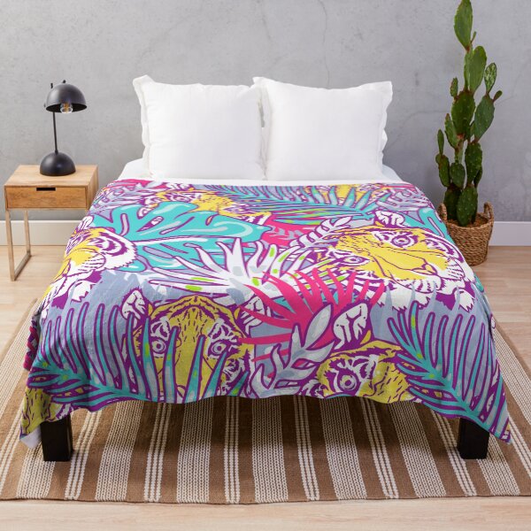 Item preview, Jungle Tiger Pattern Pastel Colors designed and sold by RepublicOfFire.