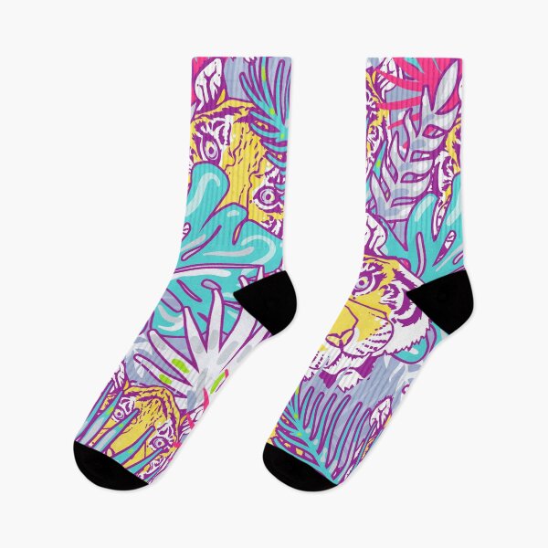 Item preview, Jungle Tiger Pattern Pastel Colors designed and sold by RepublicOfFire.