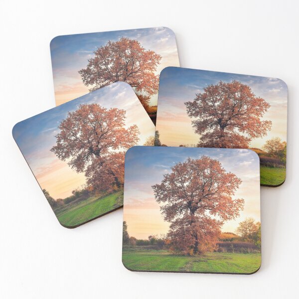 Item preview, Golden oak tree in the autumn field designed and sold by Dejan Travica.