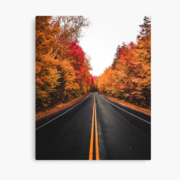 Fall Drives on the Kancamagus (Vertical) Canvas Print