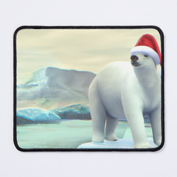 Item preview, christmas polar bear designed and sold by elevatedPrints.