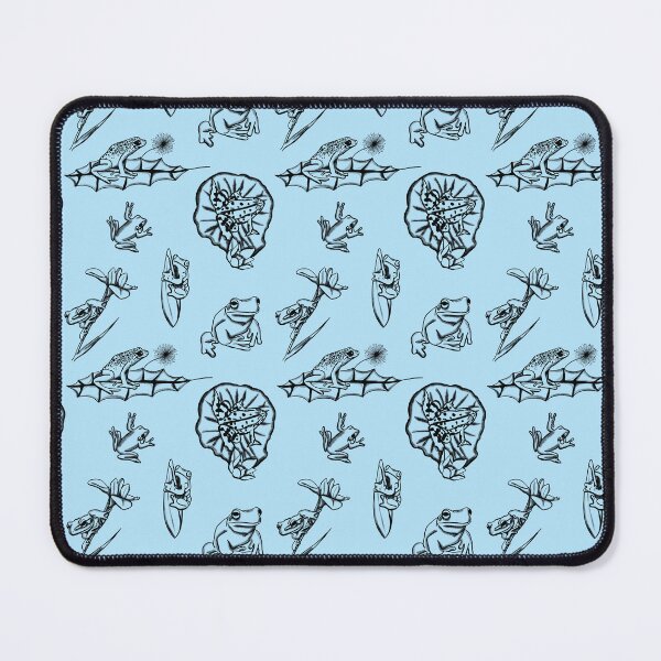 Item preview, Blue Blackline Frogs designed and sold by dKarthdesign.