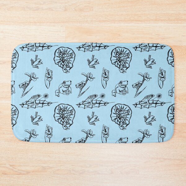 Item preview, Blue Blackline Frogs designed and sold by dKarthdesign.