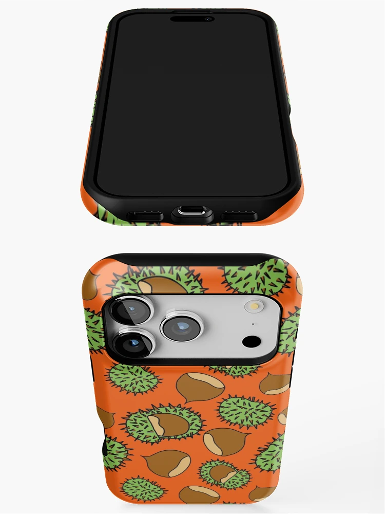 Thumbnail 3 of 4, iPhone Case, Chestnut Pattern designed and sold by OneLook.