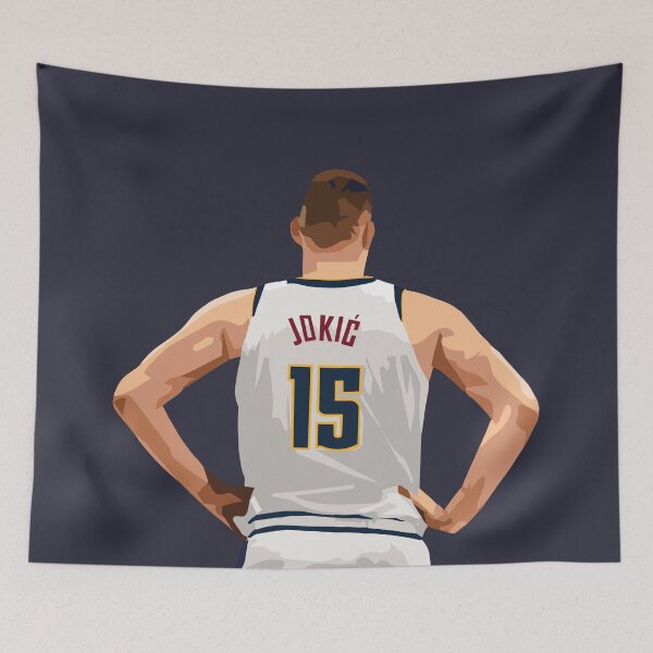 Item preview, Nikola Jokic Vector Back Qiangy designed and sold by qiangdade.