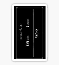 The Elder Scrolls V - Skyrim Phone Case of Speechcraft Sticker