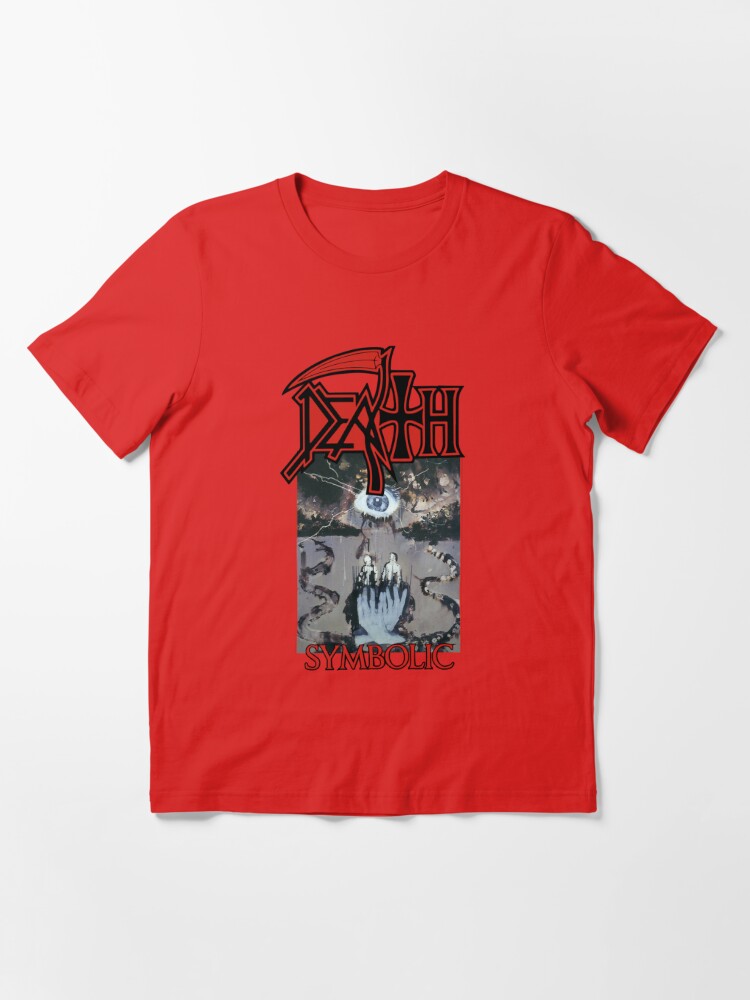 Retro Death Rock Band T Shirt Symbolic Album Cover T Shirts Heavy