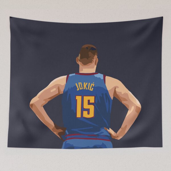 Item preview, Nikola Jokic Vector Back Qiangy designed and sold by qiangdade.