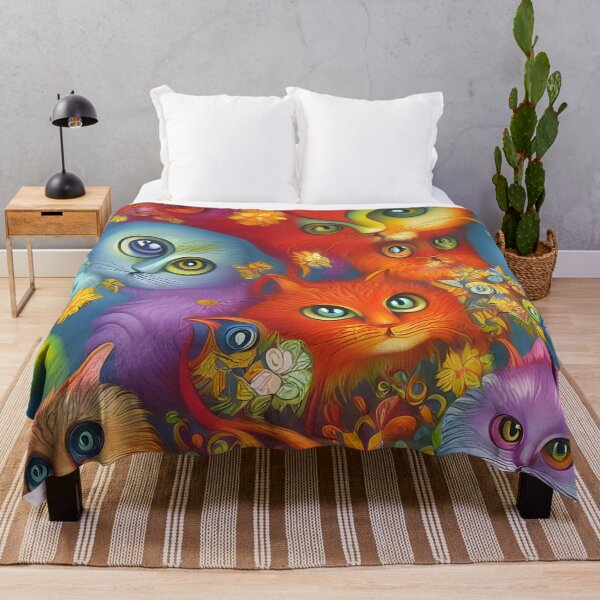Item preview, Colorful Crazy Kitty Cat Kitten Collage designed and sold by stine1.