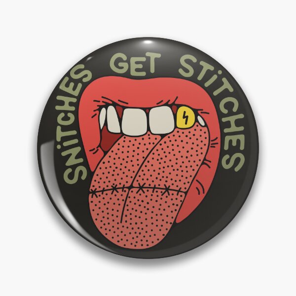 Item preview, Snitches get stitches  designed and sold by xcosmax.