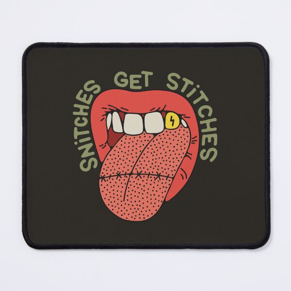 Item preview, Snitches get stitches designed and sold by xcosmax.