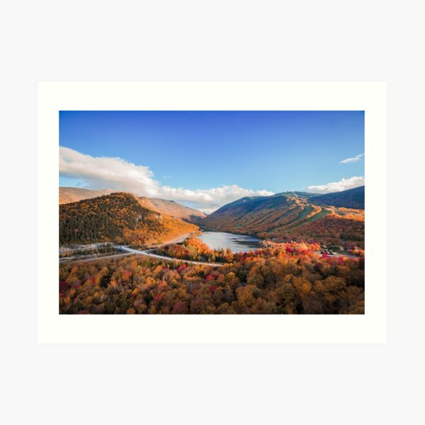Autumn in Franconia Notch Art Print