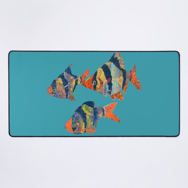 Item preview, Colorful Trio of Tiger Barb Fish designed and sold by ginaisarty.