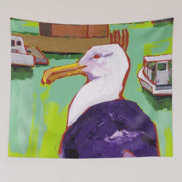 Item preview, Motif and Seagull designed and sold by AMOpainting.