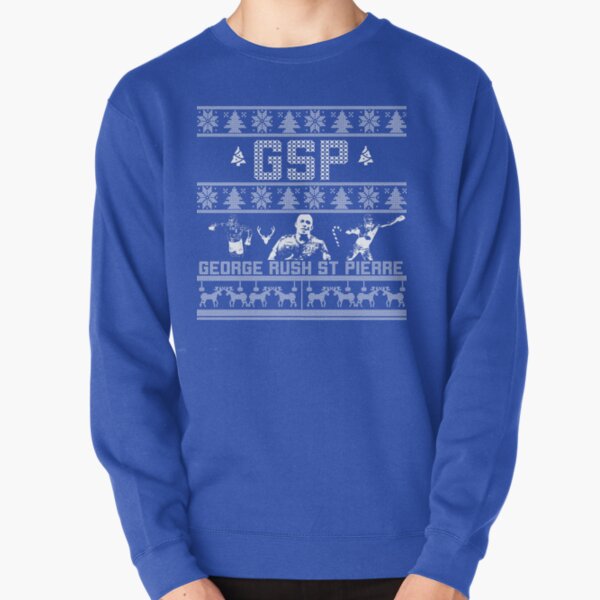 Item preview, George Rush St. Pierre | GSP Christmas Sweater | Ugly Xmas Sweater | The Goat | Unisex Pullover Crewneck Jumper designed and sold by jvevo.