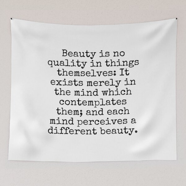 Item preview, David Hume Quote designed and sold by The-Quote-House.