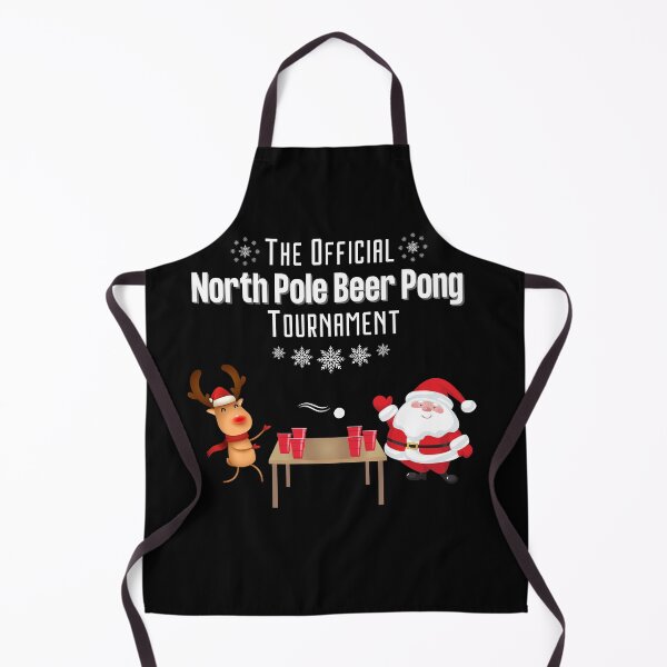 Item preview, Christmas - The Official North Pole Beer Pong Tournament, Funny Beer Pong Gift designed and sold by TheFunDistrict.