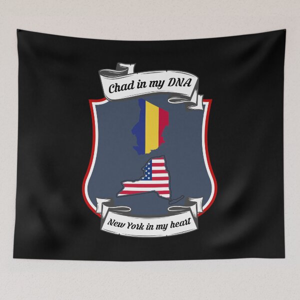 Item preview, Chad in my DNA, New York in my heart Heritage designed and sold by Tony ⭐⭐⭐⭐⭐.