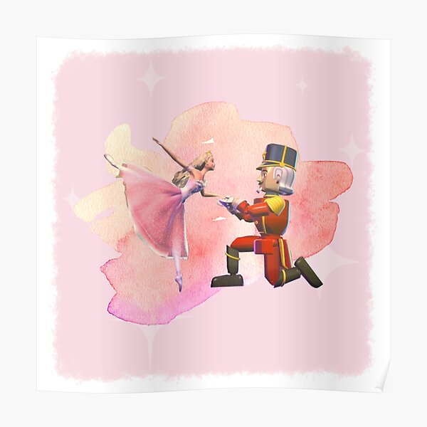 "Barbie Nutcracker Clara and Prince Nutcracker " Poster for Sale by